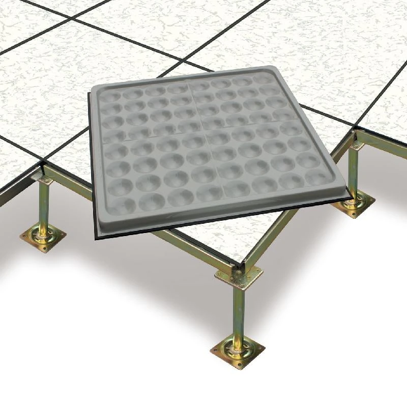 modular low profile raised access computer floor